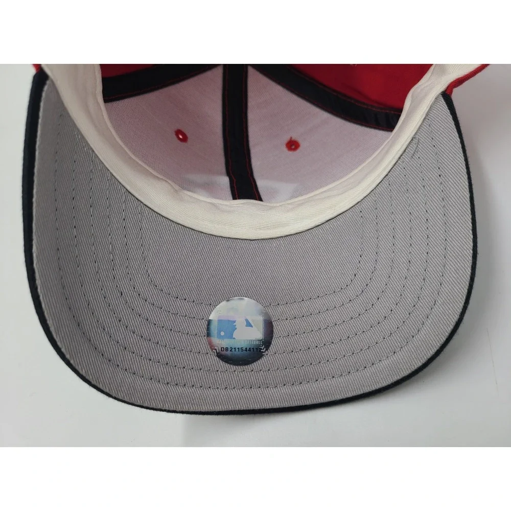 Vintage‎ Youth Cincinnati Reds New Era Snapback Hat Cap MLB Baseball Red Black